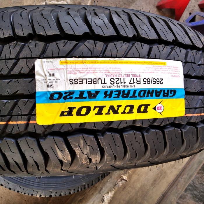 Ban dunlop 265/65R17 grandtrek AT20 pajero fortuner