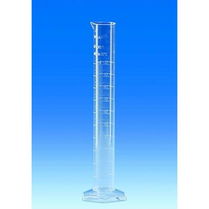 JTTOP" VITLAB MEASURING CYLINDER PP 100 ML GELAS UKUR PLASTIK 100 CC