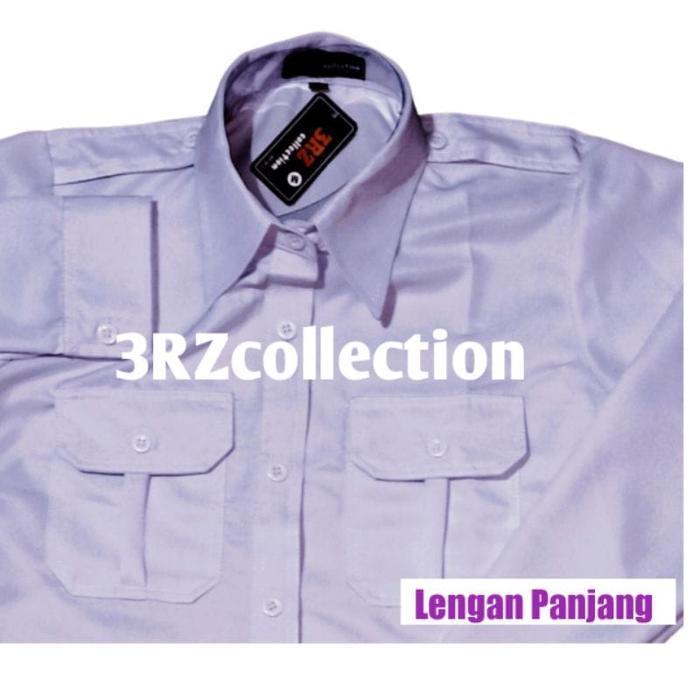Baju Seragam Pdh Putih Kerja Wanita Blazer Lengan Panjang dan Lengan Pendek