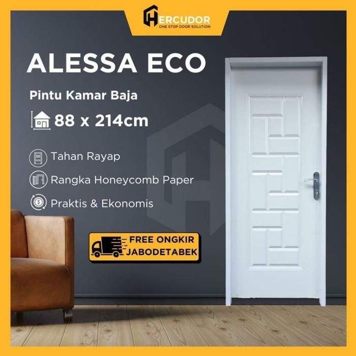 PROMO PINTU UTAMA / PINTU KAMAR TIDUR BAJA ALESSA ECO SERIES