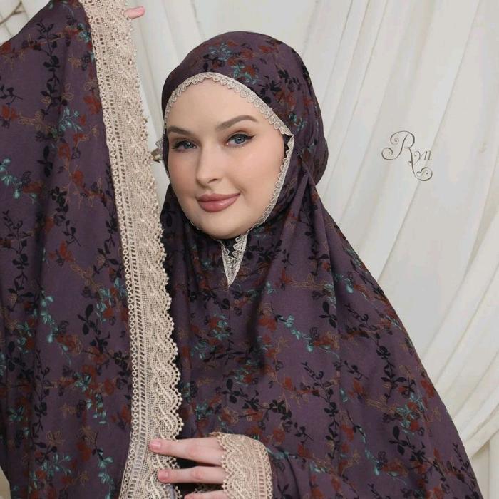SIAPKIRIM Ryn Rayyan Mukena Rayyan Rihana Series Mukena Dewasa Travelling Rayon RYN Super Jumbo