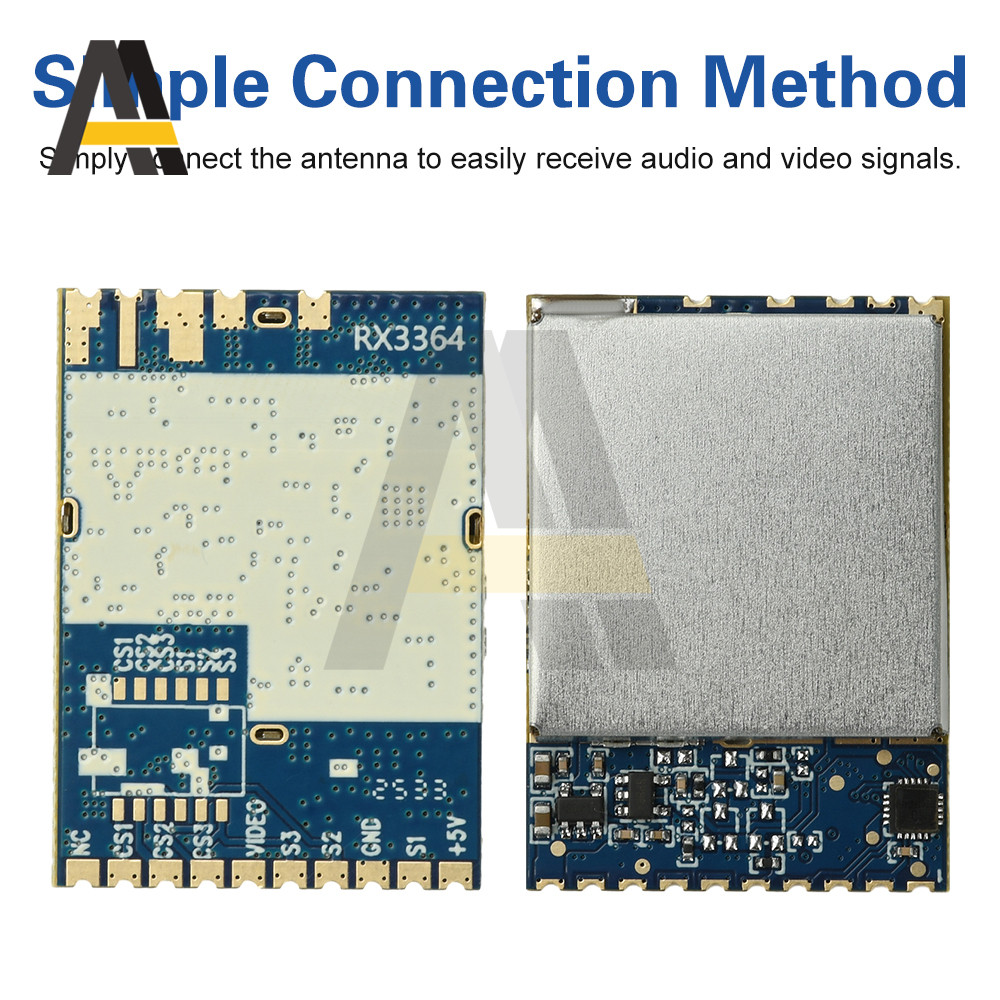 RX3364 3.3G WIRELESS FPV IMAGE TRANSMISSION MODULE SIMULATES WIRELESS AUDIO AND VIDEO TRANSMISSION