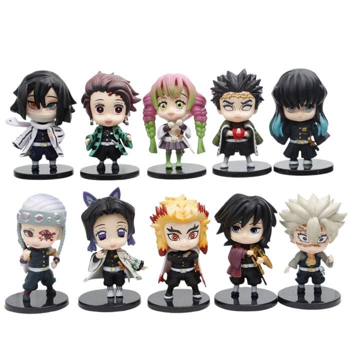 Kimetsu no Yaiba Set mini Action Figure PVC