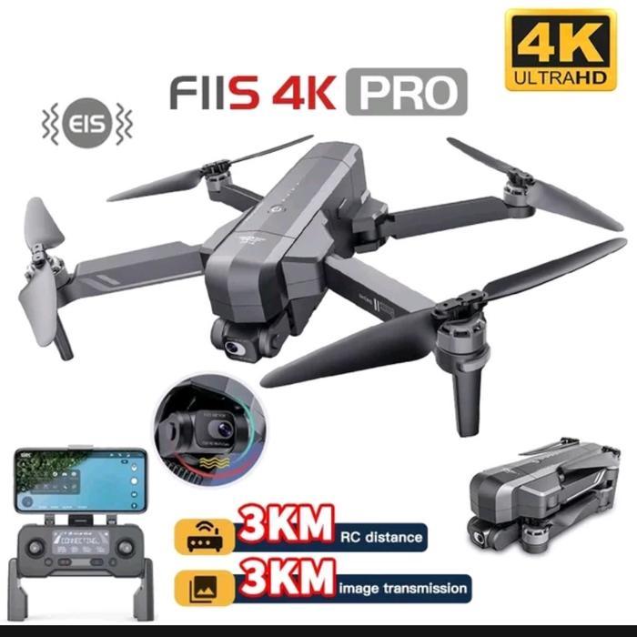 SJRC F11S 4K Pro Drone 2 Axis Gimbal EIS Camera GPS 5G Wifi 3 km