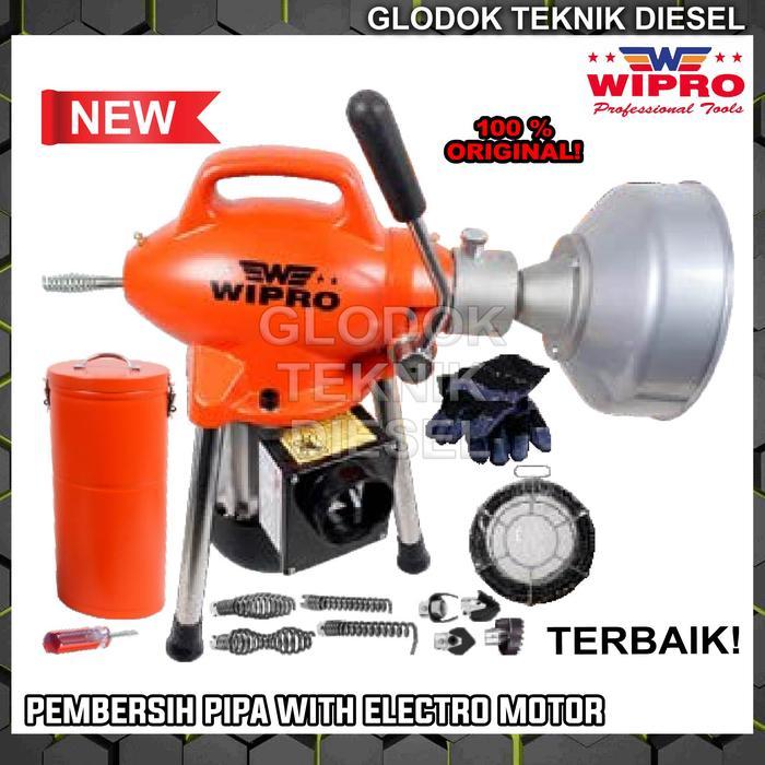 Mesin Pembersih Pipa Elektrik Wipro W 7075 / Drain Cleaner Wipro W7075