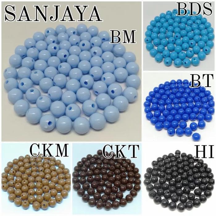 Mote Susu / Manik Susu / Manik Susu Pastel / Mote Bulat / Manik Bulat / Manik Susu Bulat / Mote Susu
