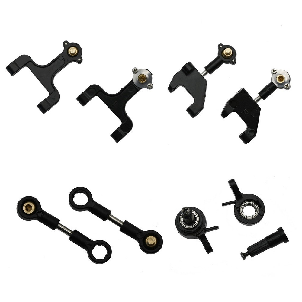 Metal Upper And Lower Swing Arm Steering Cup Set For Wpl D12 D42 1/10 Rc Car Upgrade Parts Spare