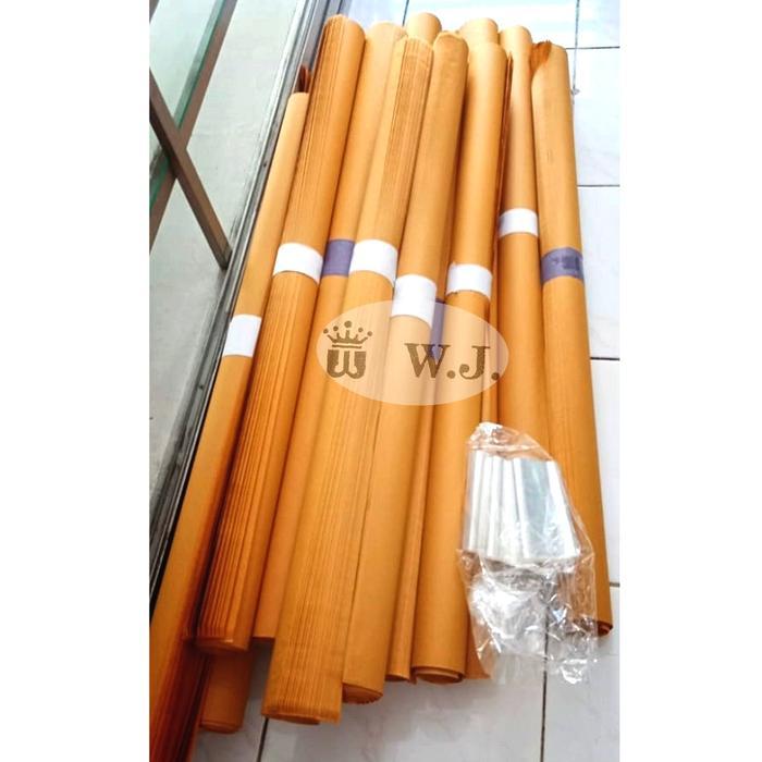 Kertas Kraft Plano / Kertas Sampul Kraft / Kertas Kado Cokelat 38gr.