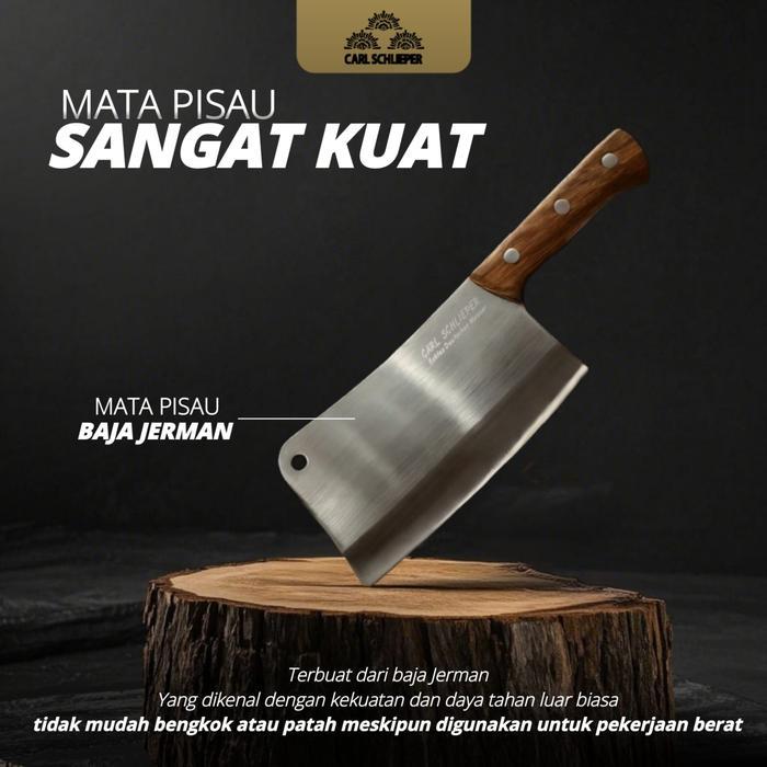 PISAU DAGING GOLOK DAGING PISAU TULANG MATA CARL SCHLIEPER GERMAN