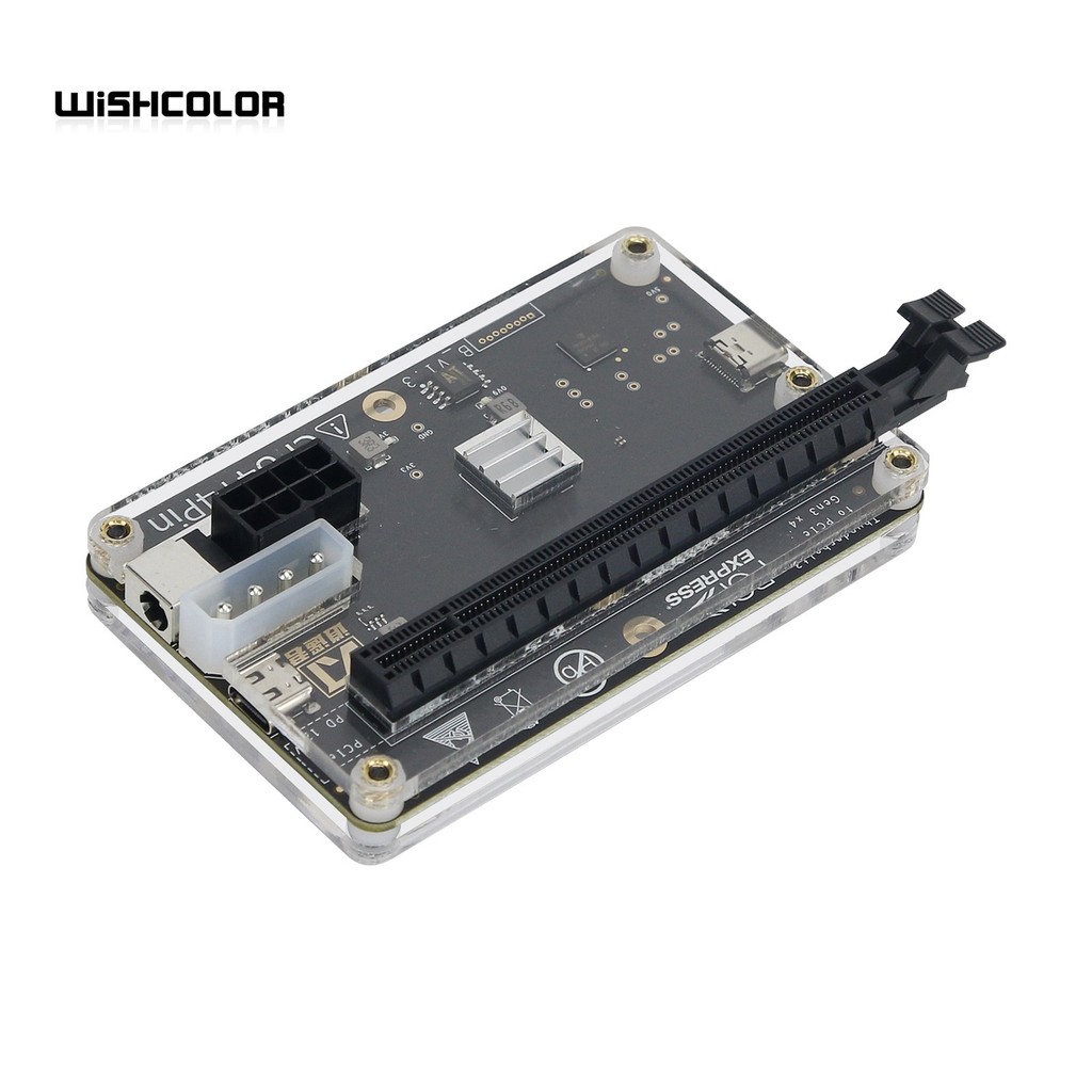 Wishcolor External Graphics Card Dock External Gpu Dock + 60Cm/23.6" Usb4 Data Cable For Thunderbolt