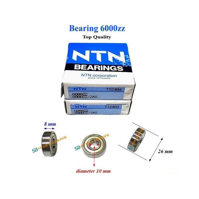 BEARING 6000ZZ NTN JEPANG ASLI BALL BEARING 6000Z NTN JAPAN INDUSTRY BEARING BEARING MOTOR 6000ZZ