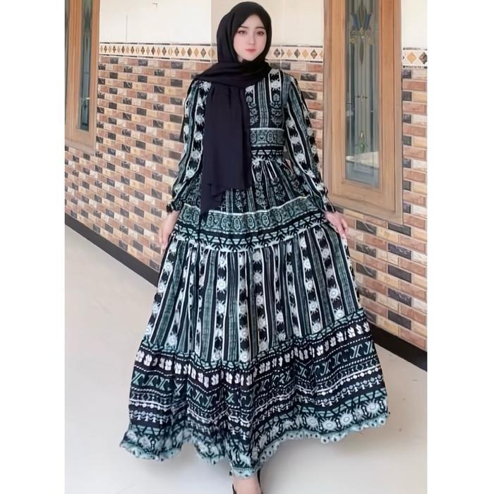 Gamis (Salwa By Diana )Bhana Rayon Viscos Panjang 140 Ld 100 Dan 120 Terbaru
