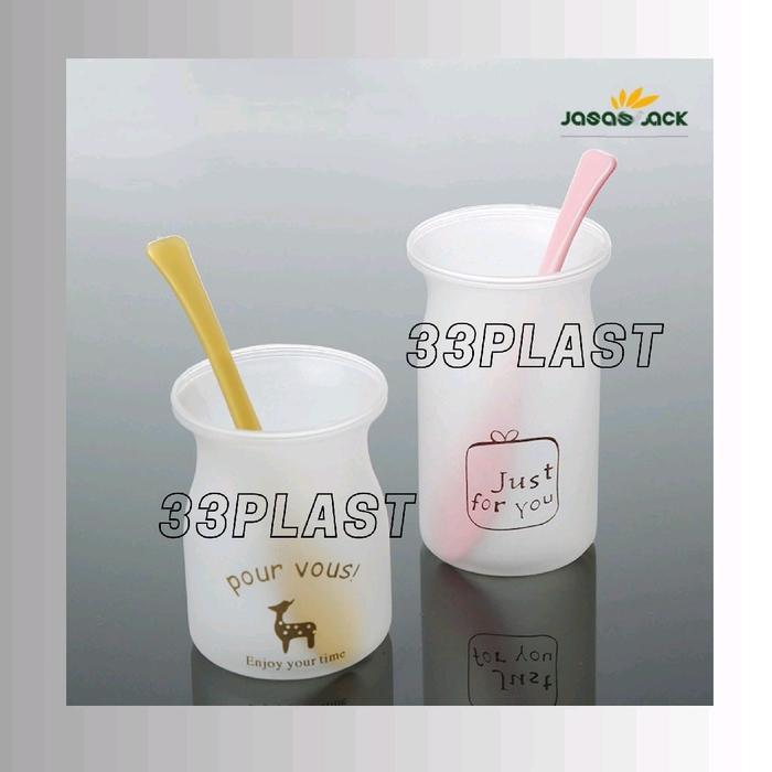 Jar Puding jelly + tutup Jar SUSU (10PCS) Cup Yogurt Cup susu