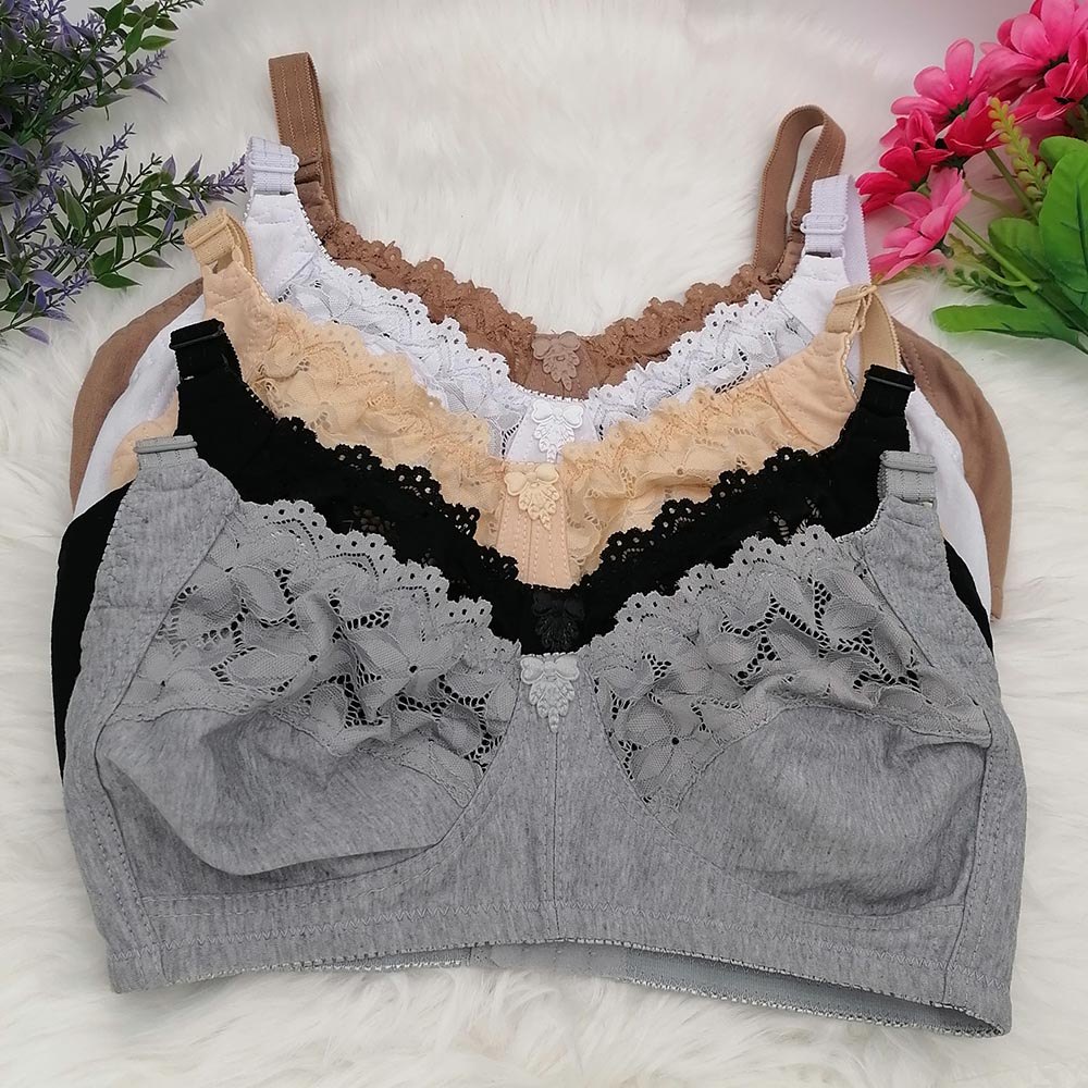 Wire Free Bra 100D 100C 95D 95C 90D 90C 85D 85C 80D 80C 75D 75C Plus Size Lingerie Bra For Women