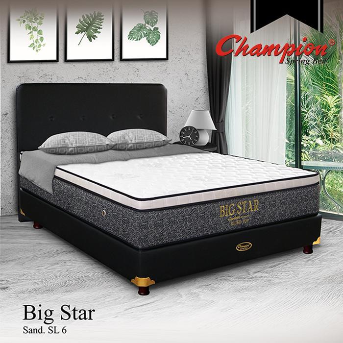 Champion Springbed Big Star SL 6 - Kasur Spring Bed Full Set - 90x200
