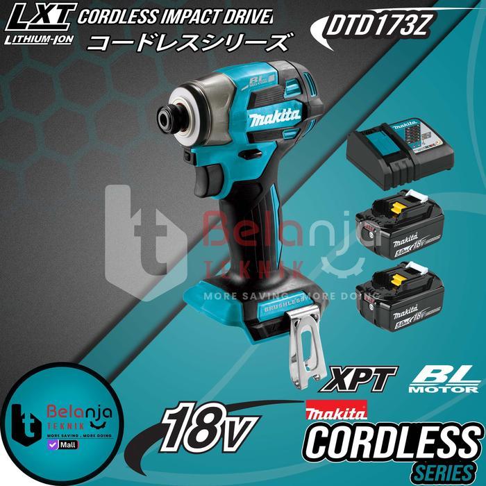 Makita Bor Obeng Baterai DTD 173 Z Cordless Impact Driver DTD173Z 18V DTD173