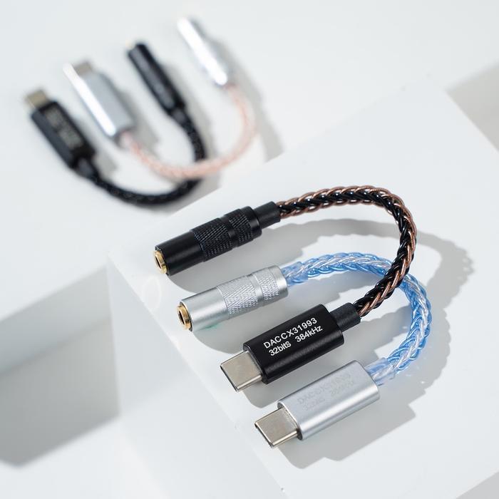 Conexant CX31993 Pro HiFi DAC Type C to Jack 3.5mm AUX Audio Adaptor