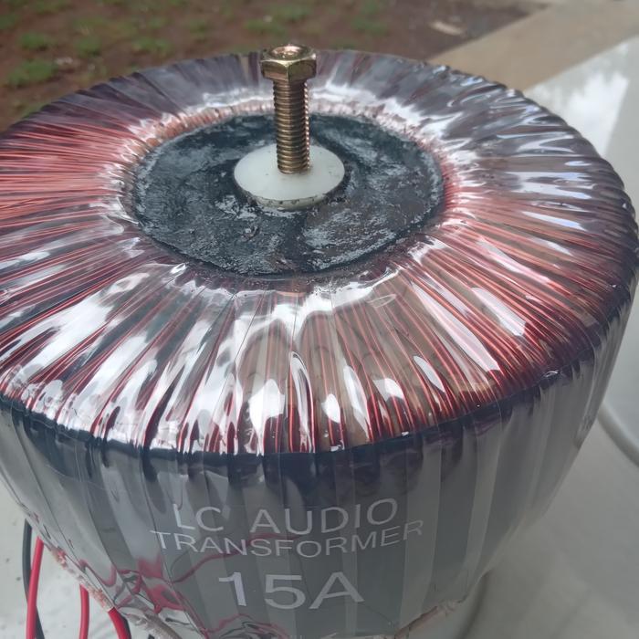 Trafo toroid 15A ct 65 Tembaga murni di jamin