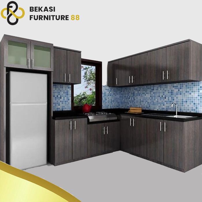 Interior Kitchen set / Lemari Rak dapur / Interior Furniture Bekasi 88