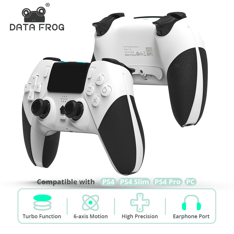 Game Controller For For PS4/PS4 Pro/PS4 Slim, Bluetooth Wireless Gamepad Console PC Controller