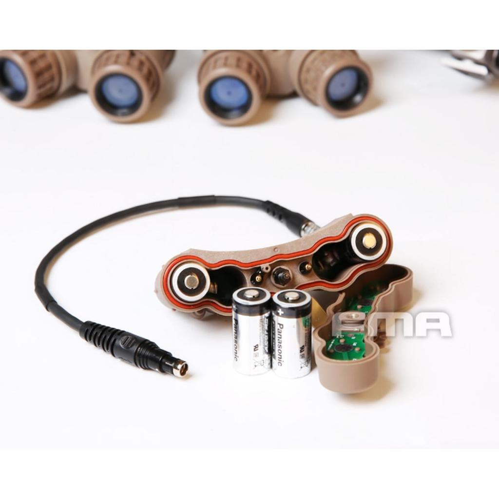 Fma Gpnvg-18 / Anvis Nvg Functional 4 Cell Remote Battery Pack With Straight Wire For Night Vision