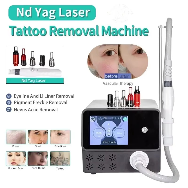 2025 New Nd Yag Laser Tattoo Removal Pico Laser Portable PicoLaser Tattoo Removal Machine Tattoo