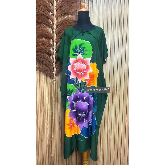TERLARIS DASTER LUKIS BALI KAFTAN ALLSIZE JUMBO RAYON GRADE A PREMIUM