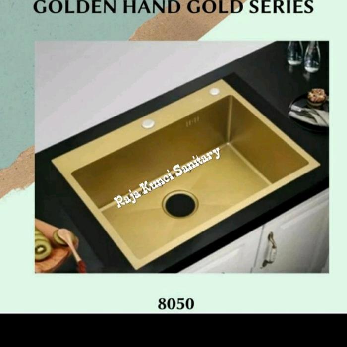 Kitchen Sink 8050 Gold/Onan/Golden Hand/Bolzano/Bak Cuci Piring 8050