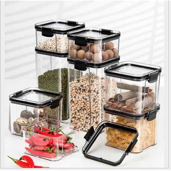 Toples Plastik Murah Bening Kotak Kecil Makanan Unik Kulkas Impor Ring