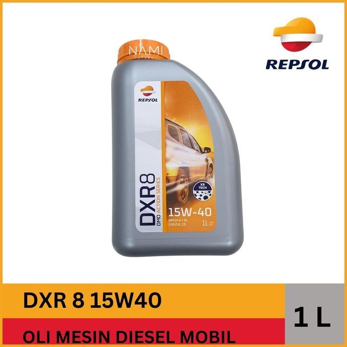 *Repsol Dxr8 15W40 (1L)* Oli Mesin Mobil Diesel - Original