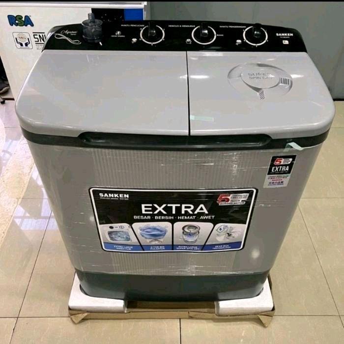 BARANG BISA COD HANYA BAYAR AWAL BIAYA PACKING 85K  Mesin Cuci 2 Tabung 9KG TW-9110 PK / 9650 9KG / 