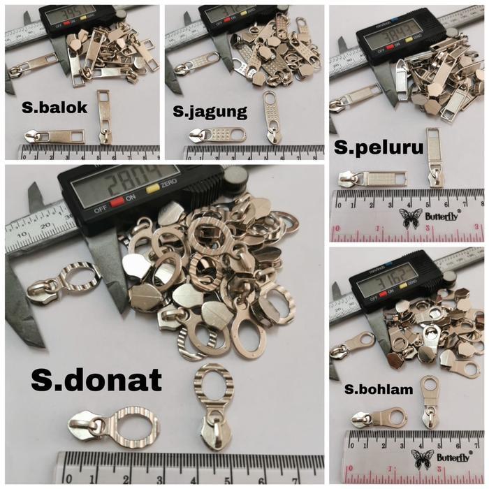 100pcs kepala sleting no.5 / kepala resleting zipper no.5