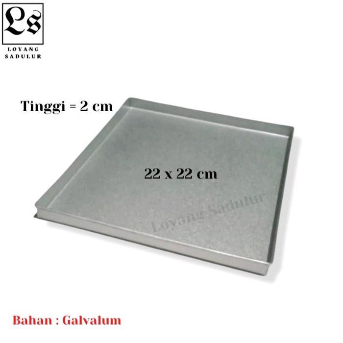 MURAH Loyang oven tangkring / Loyang kue kering 22x22 cm/loyang oven/loyang kue/loyang kuker 22x22