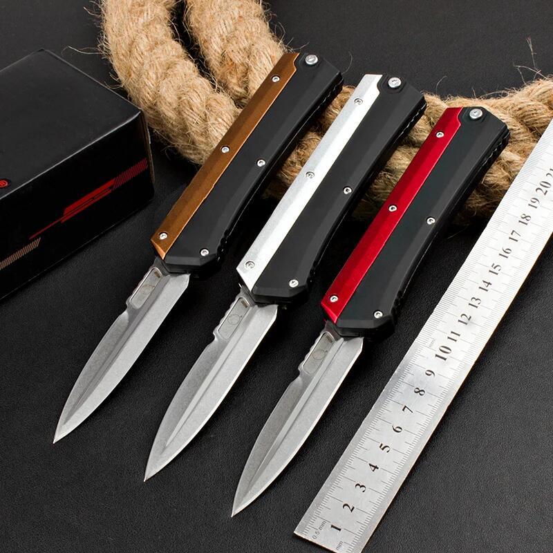 GK Series Micro OTF Tech Knife GLY Pocketknives KON GLYK0N Stonewash D/E D2 Blade EDC Self Defense k