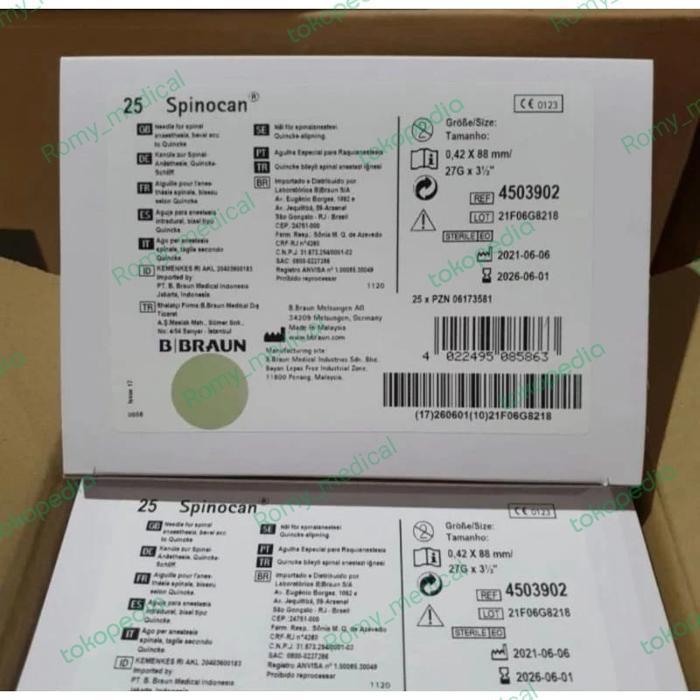 Ready spinocan 27 g bbraun/spinocan 27G