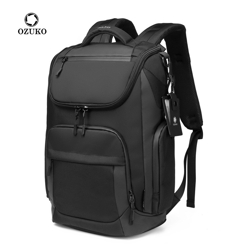 OZUKO Multifunction Men Backpack Large Capacity Waterproof Backpacks 15.6 inch Laptop Backpack