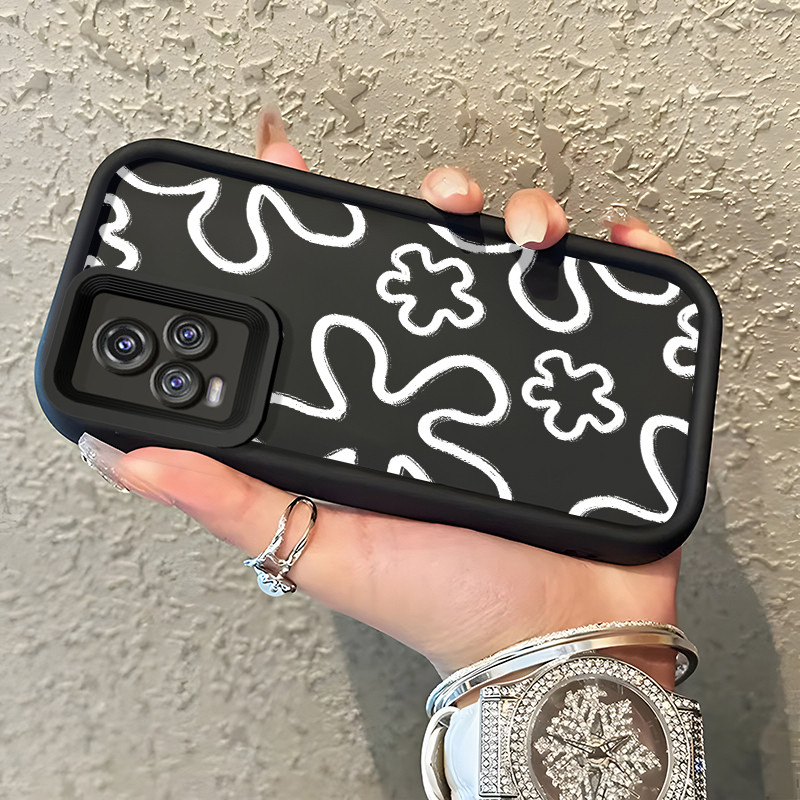 Casing Hp VIVO V20 VIVO V20 Pro Case Casing menggambar salju pola Kasus HP Tangga Langit Mewah Silik