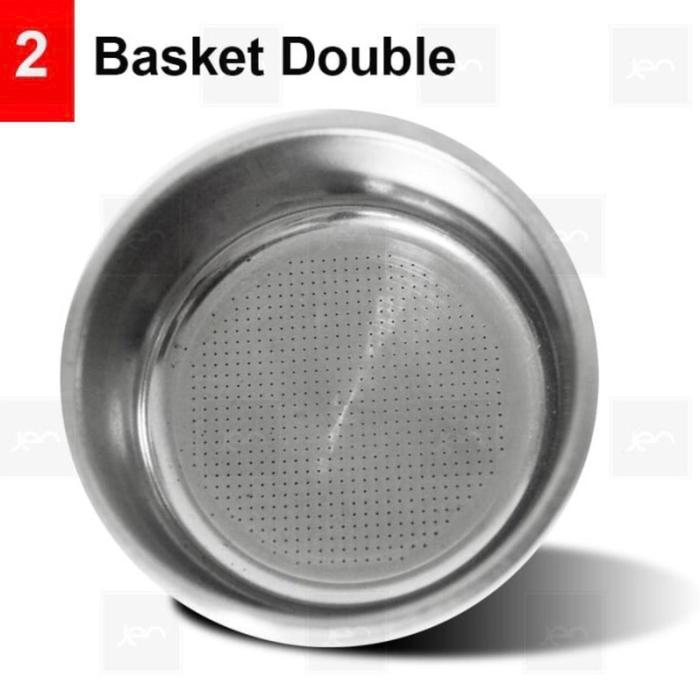 BASKET PORTAFILTER 58MM UNPRESSURIZED DOUBLE SHOT / FILTER BASKET 58MM