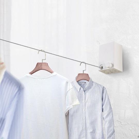 Jemuran Kawat Teleskopik Portabel/jemuran portable/tali jemuran/Desain yang sangat nyaman, dapat