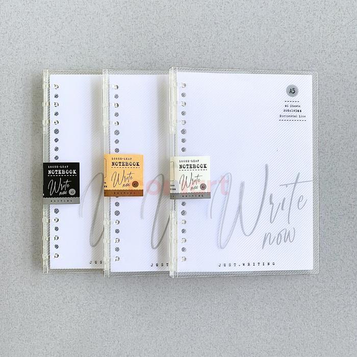 Map Binder Notepad A5 B5 Wengu Aesthetic Transparant SK023 - Binder 6 Ring - Binder Note Refillable