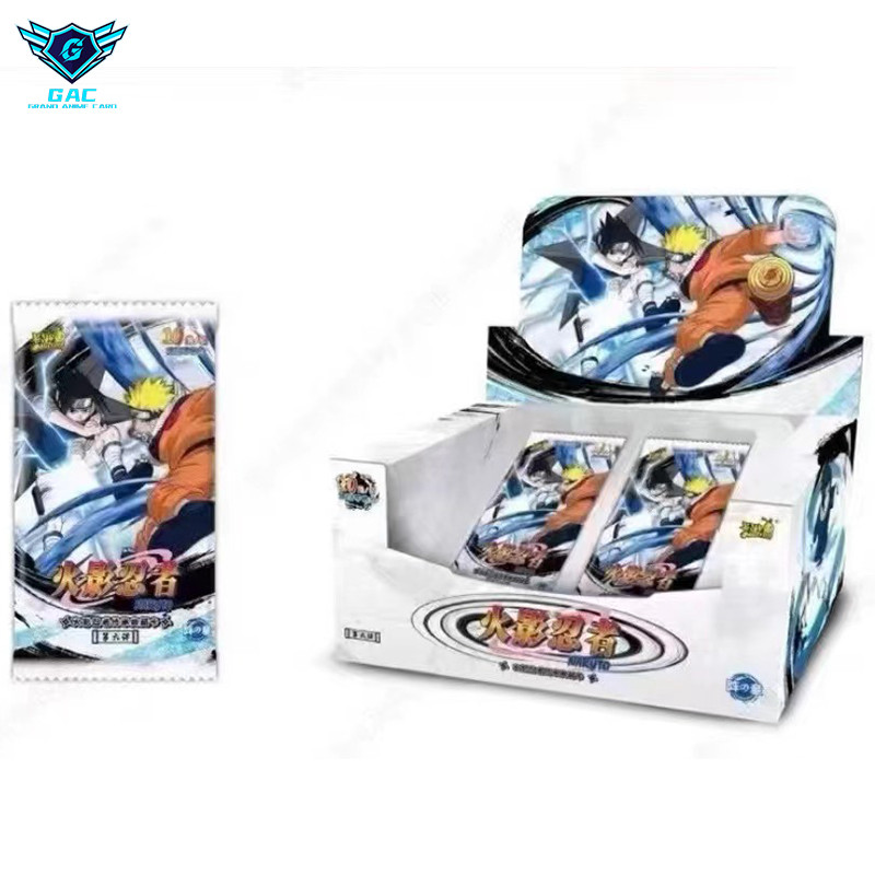 KAYOU Genuine Naruto Cards New T2W8 T4W7 Anime Collection Card Box Fight Chapter Pro Chapter Ninja