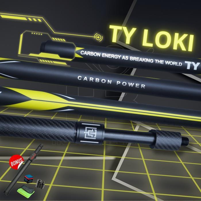 Fury TY Loki Carbon + Extension Cue Stick Play Billiard