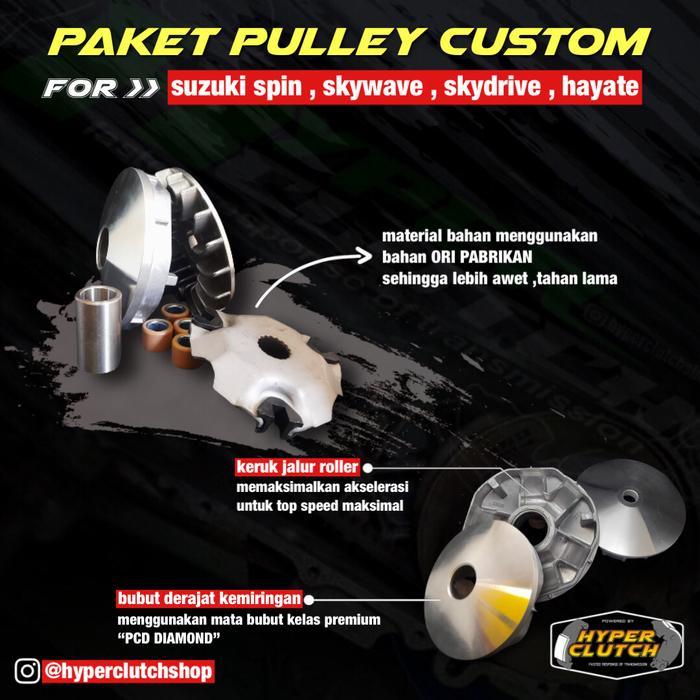 Pulley Rumah Roller Custom Suzuki Skywave Spin Skydrive