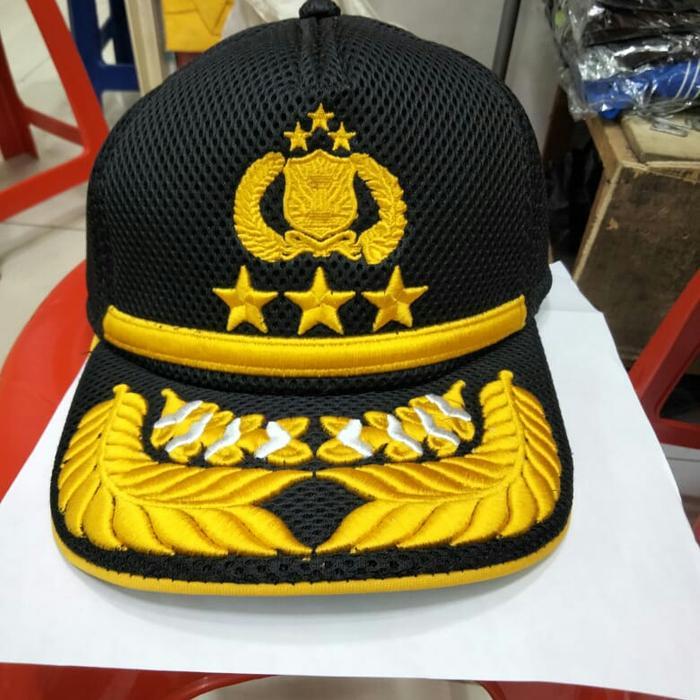 Topi Pati Bintang 3 (Hitam)