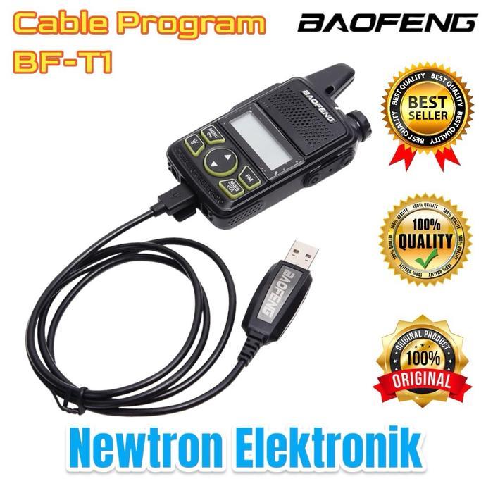JTTOP" KABEL PROGRAM HT BAOFENG BF-T1 ORIGINAL BFT1 DATA PROGRAMMING POFUNG BF T1 PRO