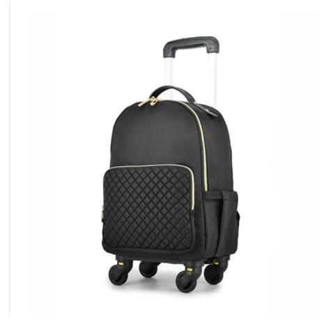 18 Inch Women Travel Luggage backpack bag cabin size Trolley Backpack luggage suitcase for women