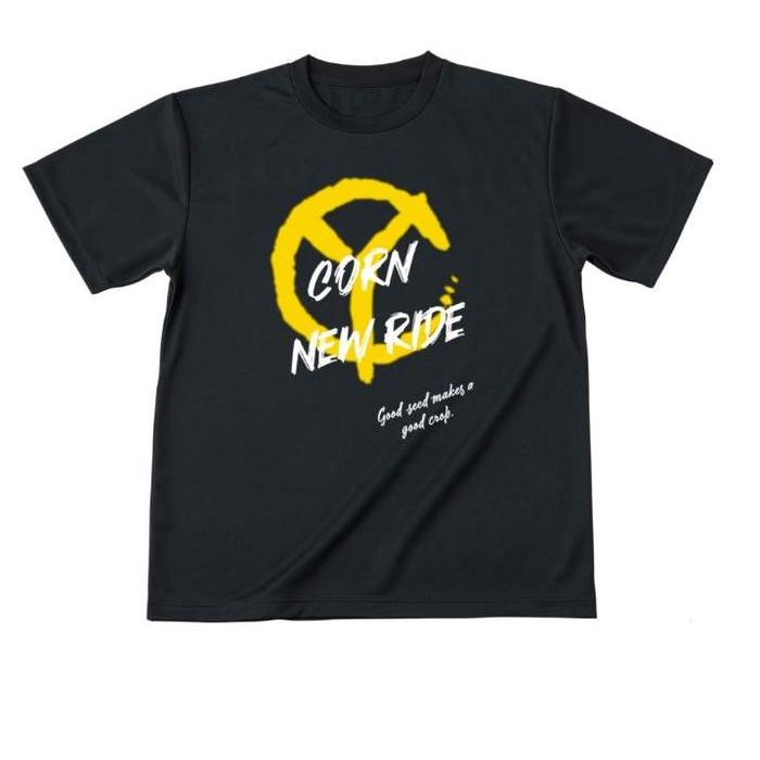 ASLI YELLOW CORN T-SHIRT NT-026 BLACK KAOS YELLOW CORN GINAL READY STOCK