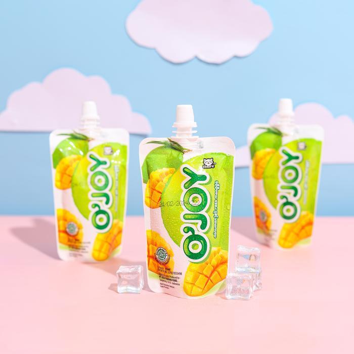"New" PAKET OJOY 10PCS MINUMAN JELLY OJOY rawbISI 10 PCS Peach Blueberry Jeli Food Mangga Stoberry