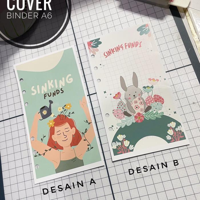 Cover Kertas Isian Binder A6 Loose Leaf Sinking Funds