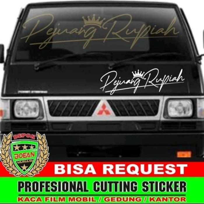 Ready Cutting sticker kabin L300 futura granmax truck pejuang rupiah